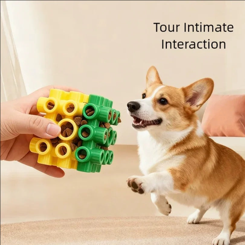 Puzzle Dog Toys Square Feeder